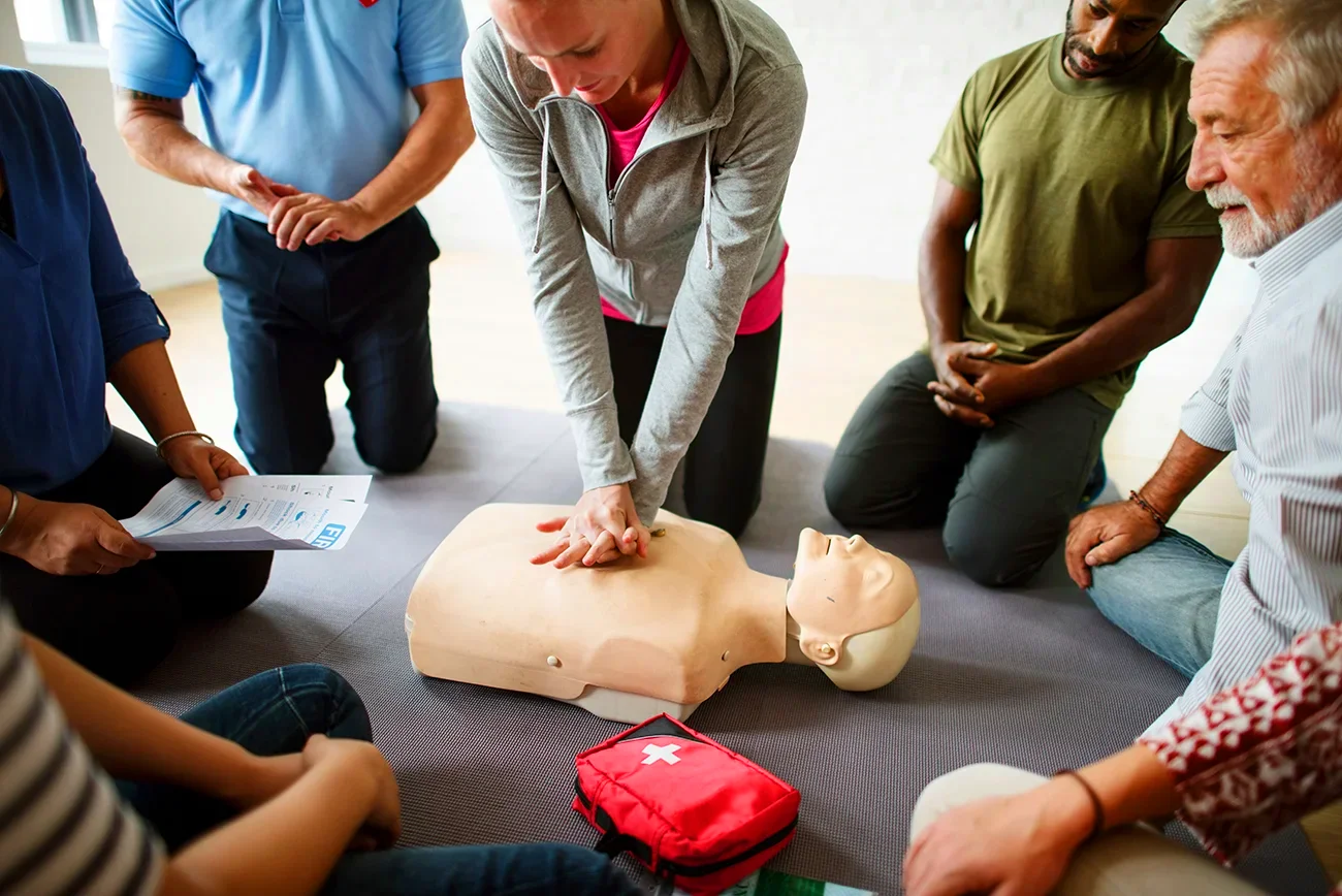 learning cpr class